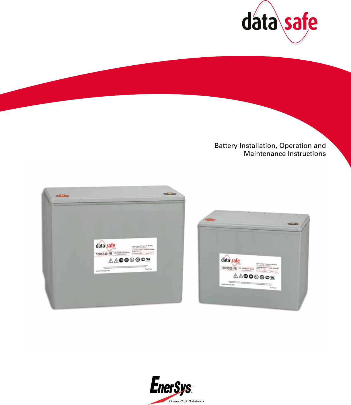 HX Series Manual Datasheet by EnerSys DigiKey Electronics