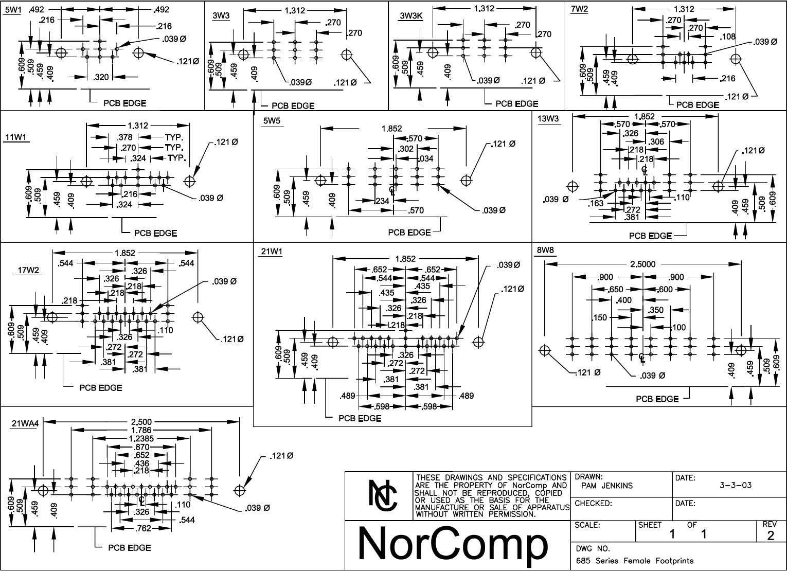 685 Series Connectors Datasheet by Inc. DigiKey Electronics