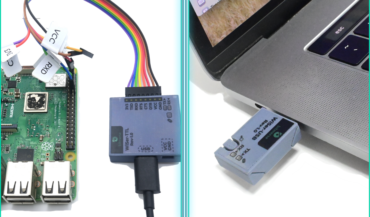 Accessing serial port of Raspberry Pi using WiSer