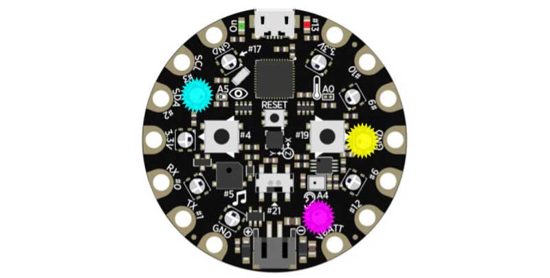 The melody will play & random NeoPixels will light up