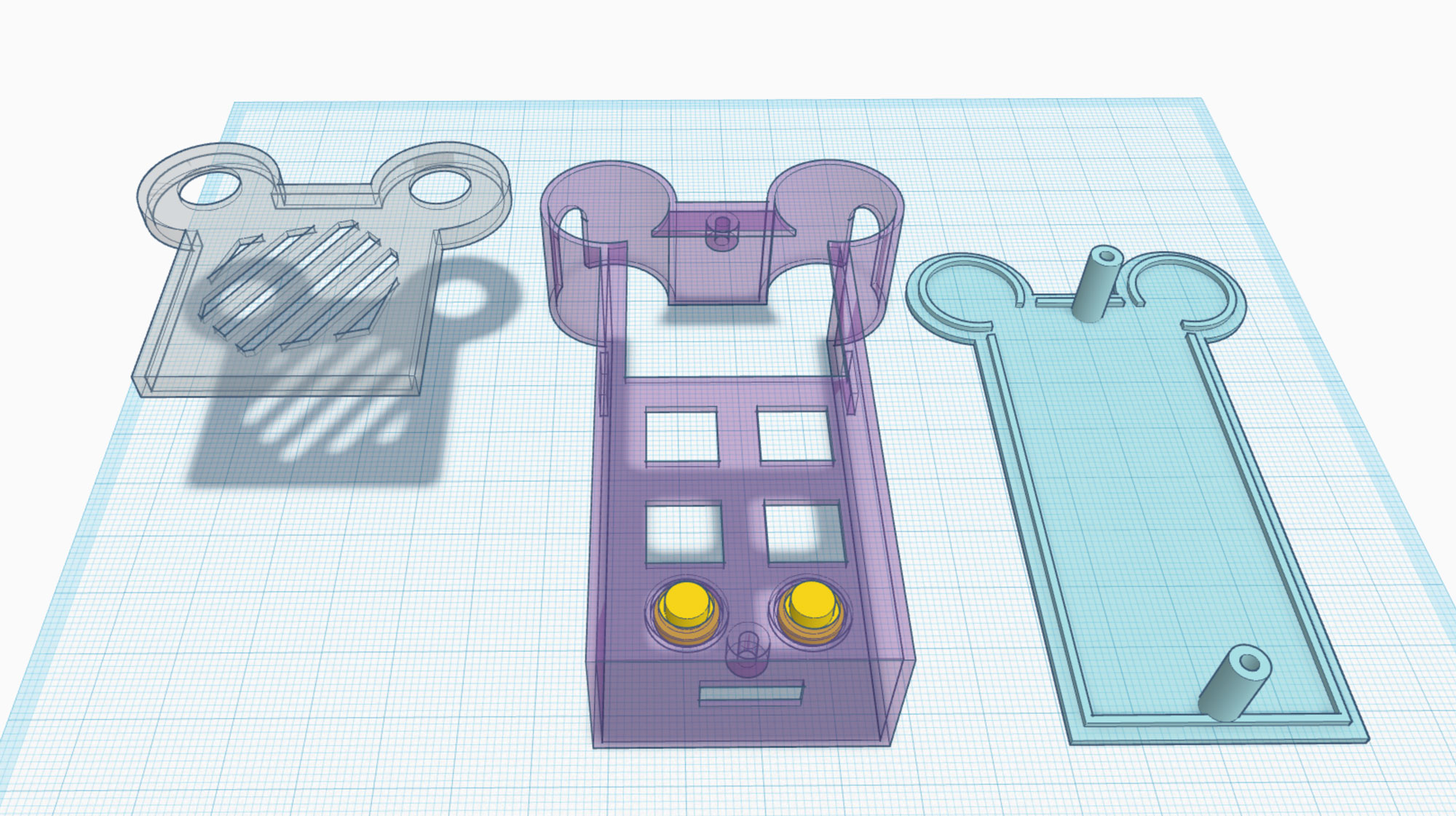 3D model in Tinkercad